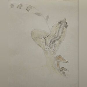 Abstract Nature Sketch Art